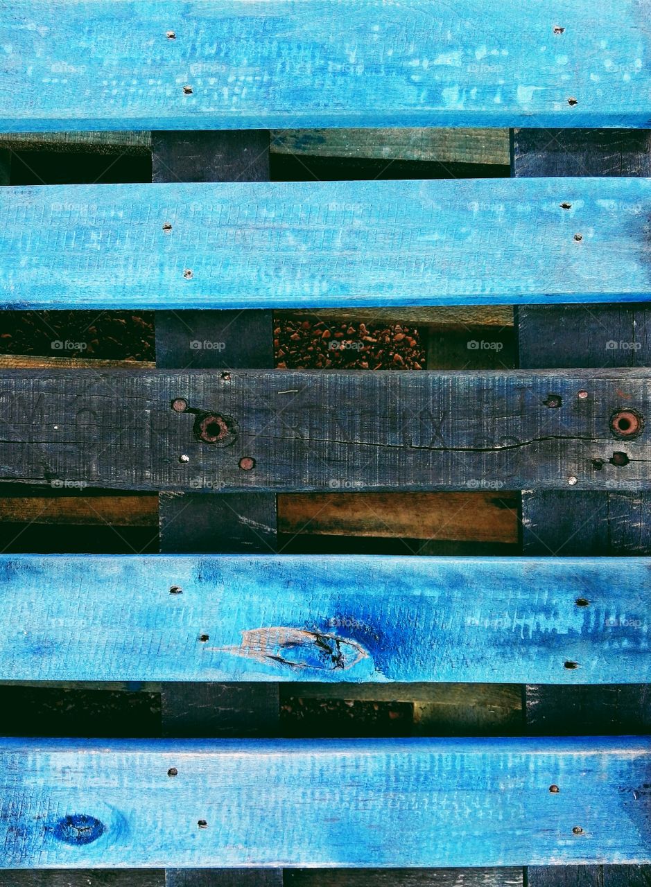Old and rusty bench