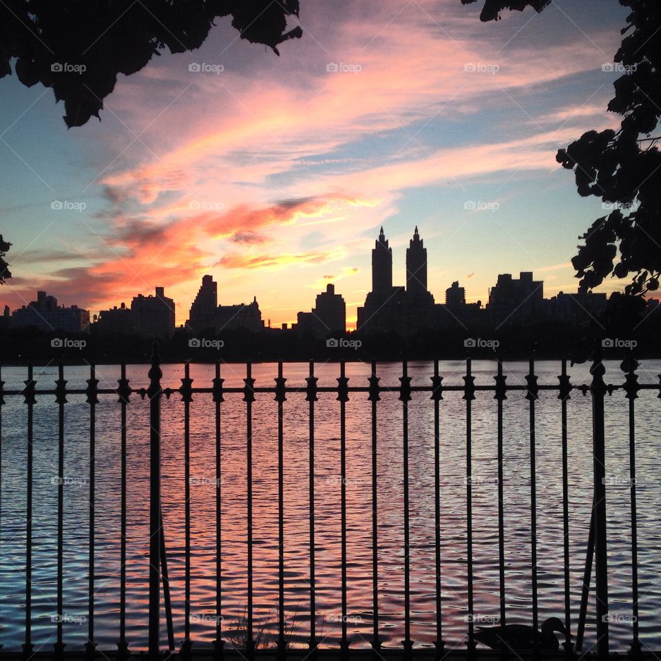 Sunset in Central Park
