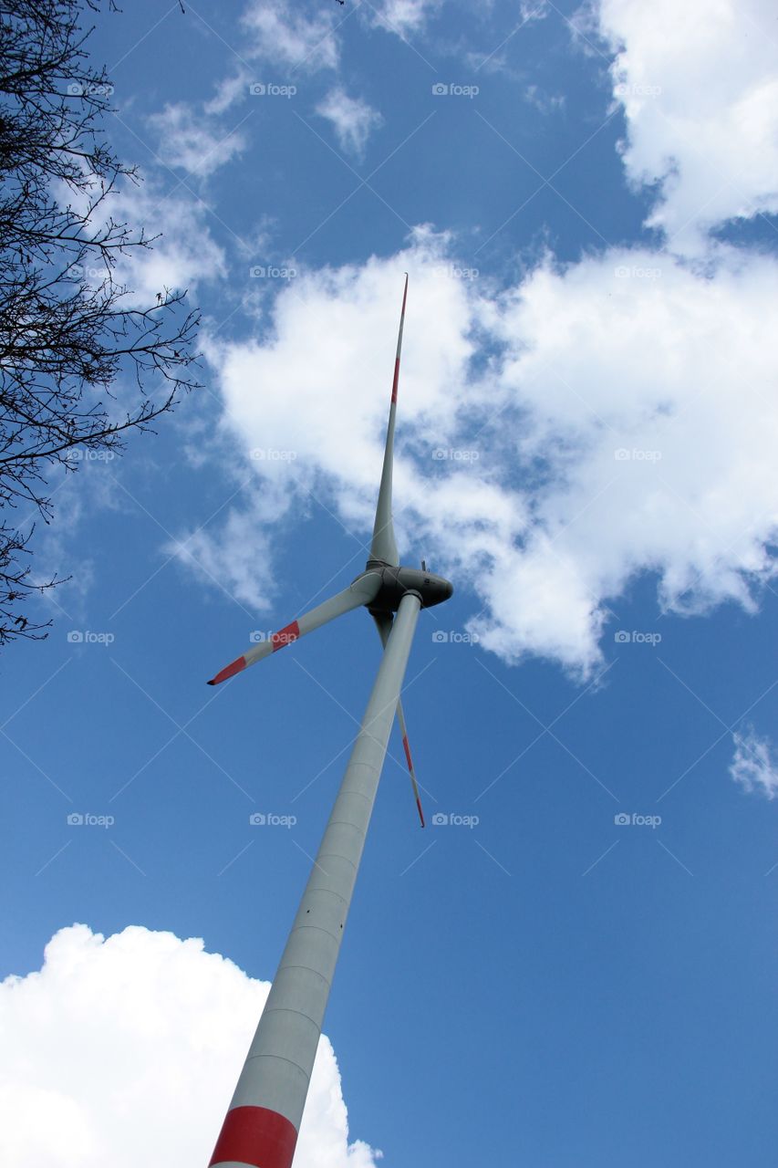 Windmill in the sky