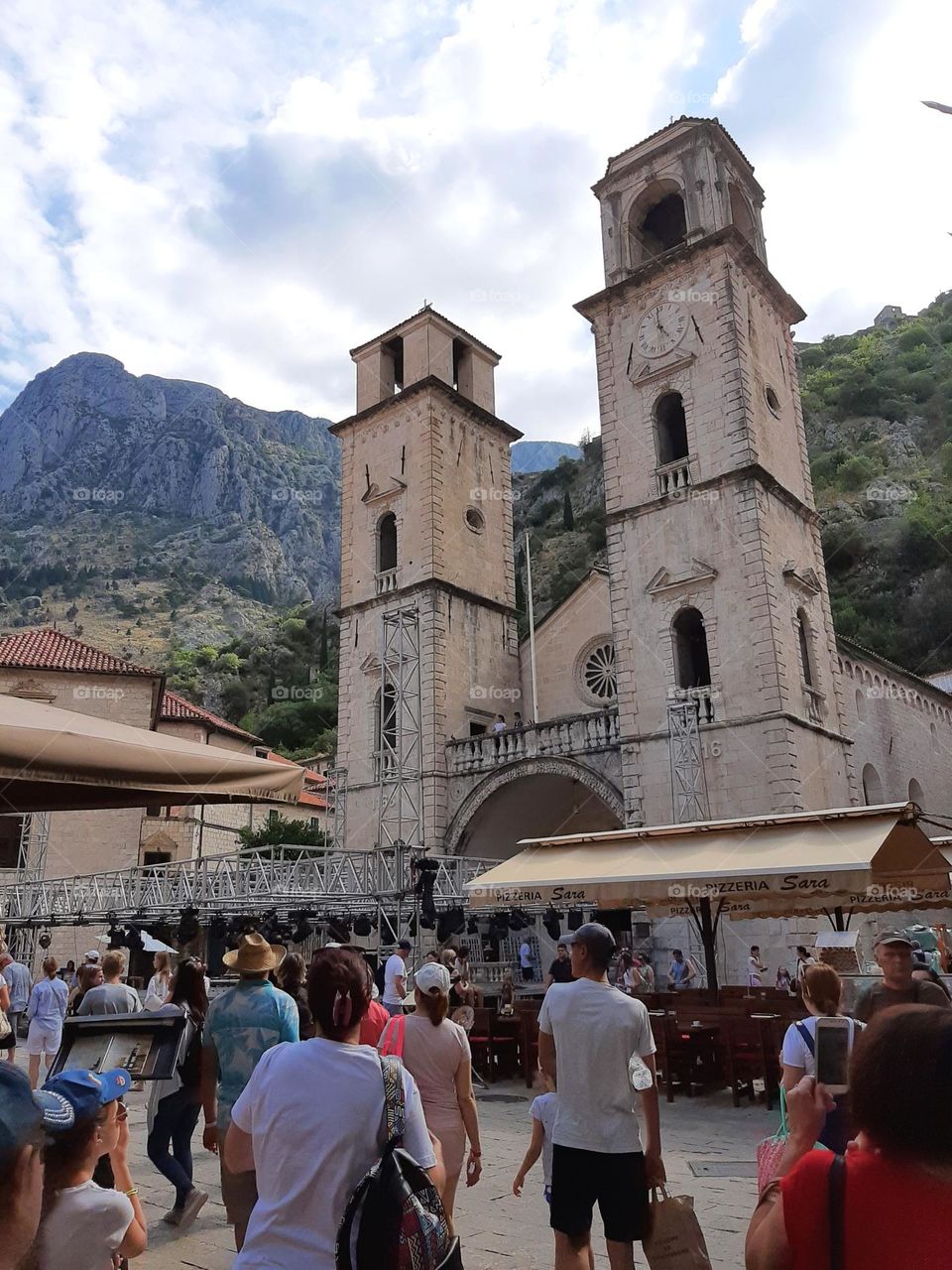 Tourists in Montenegro