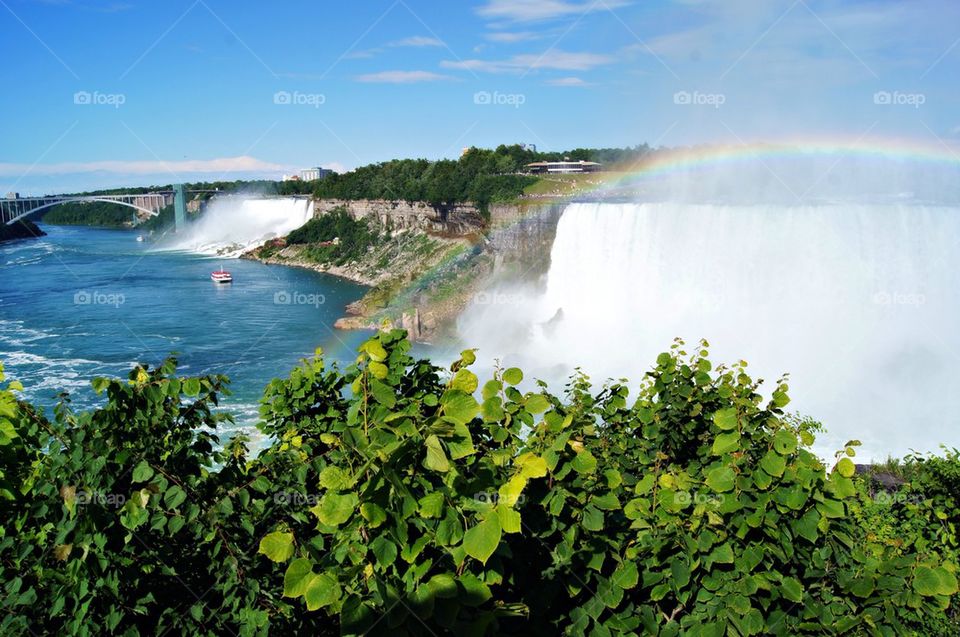 View of a niagara falls