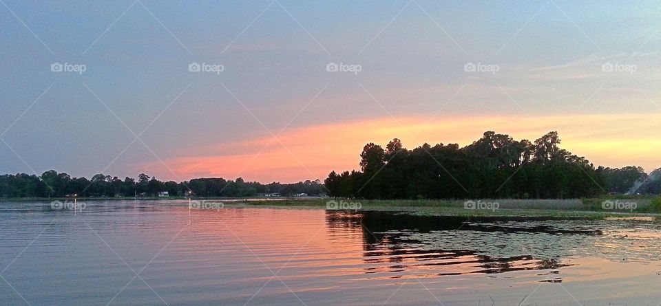 Sunset on the Lake