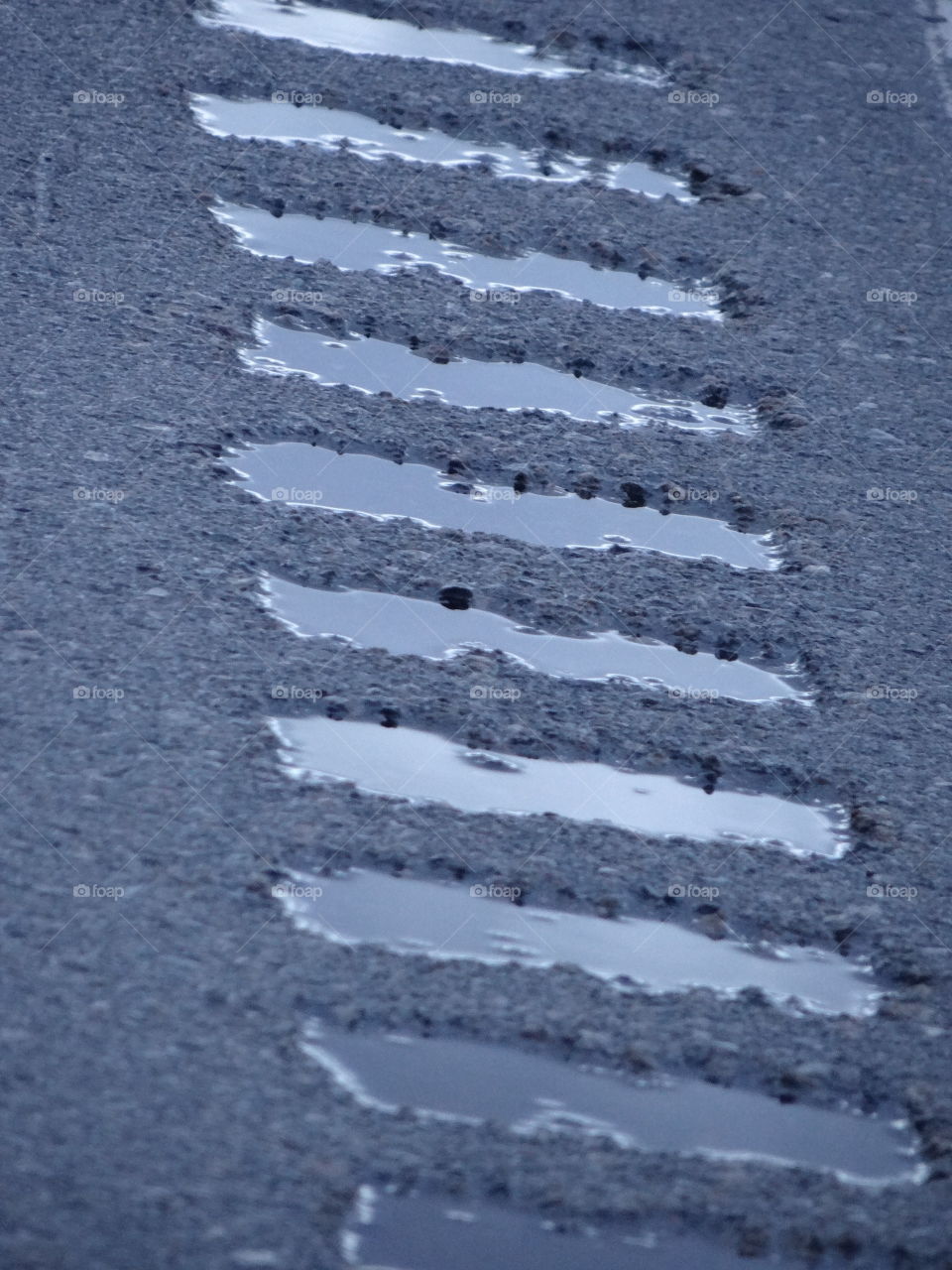 Flooded Rumble Strips