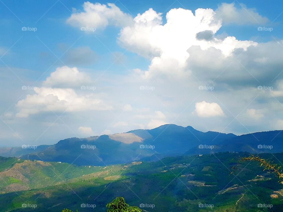 Nature photography, Shirui peak in Manipur, India.