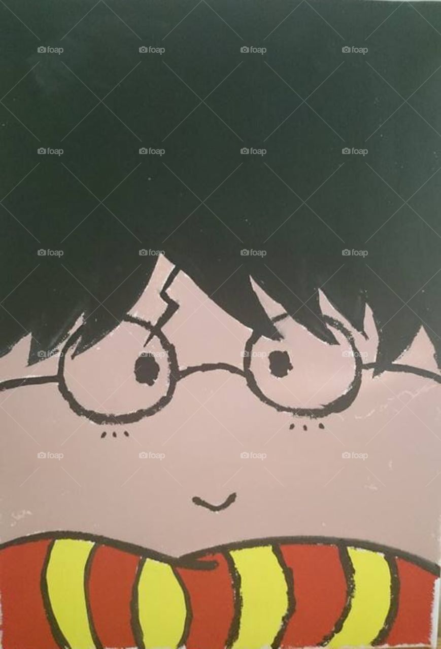 My painting of Harry Potter