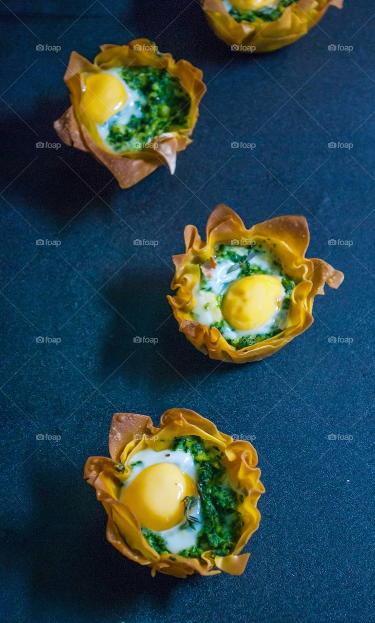 Spinach Baskets