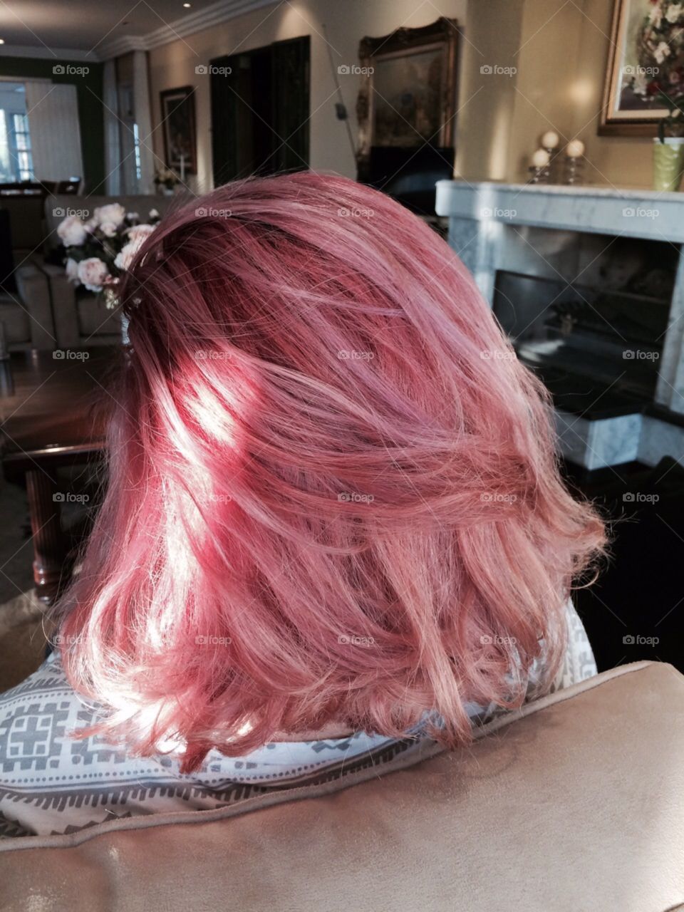 hair porn: pink hair