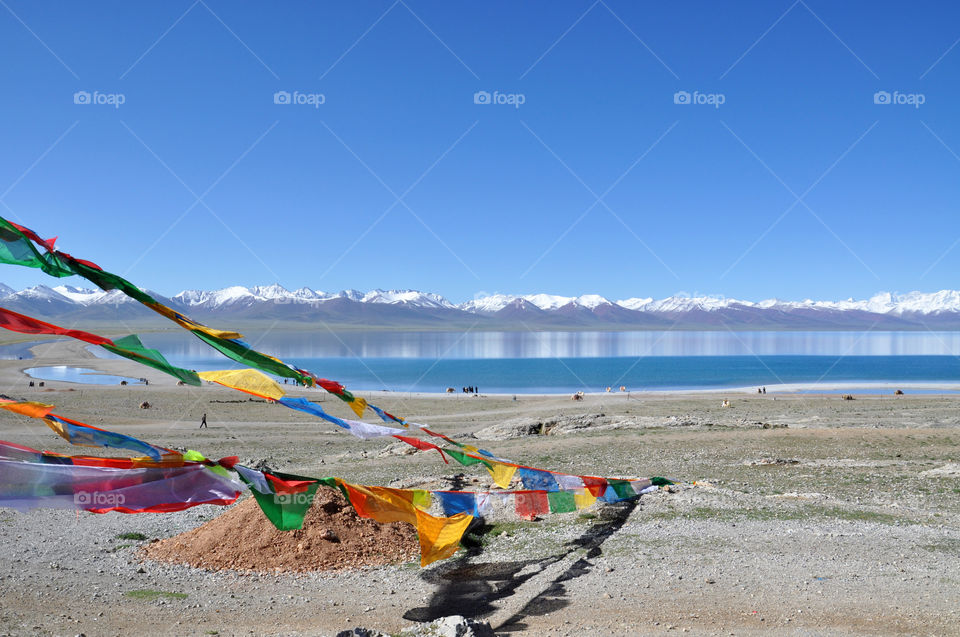 The Namtso lake 