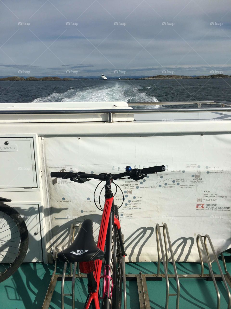 A bicycle on the cruise. I like breaking borders and traveling to the most insane places.