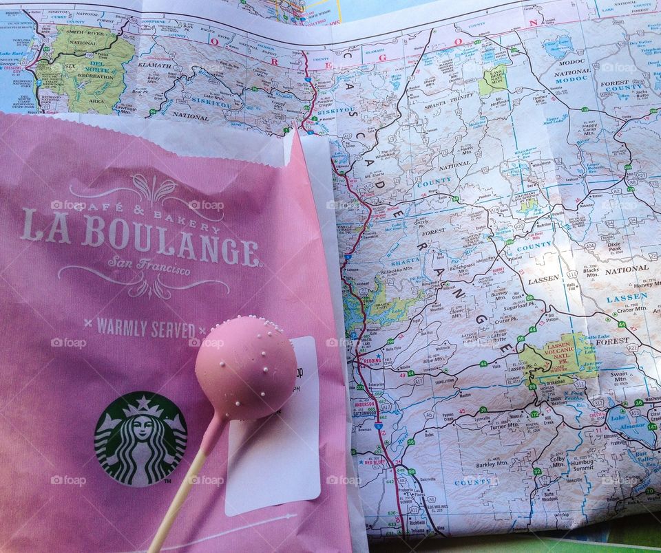 Starbucks map cakepop