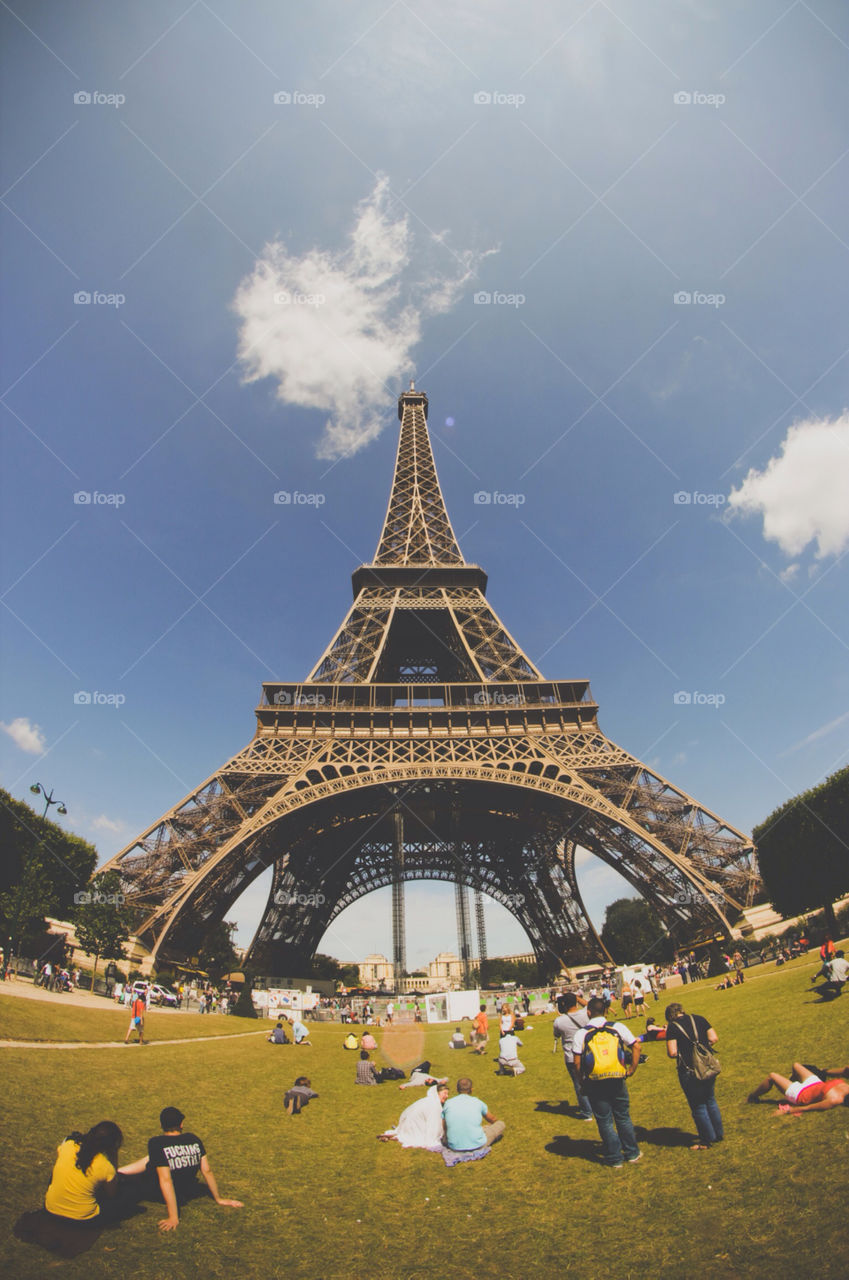 sky people grass summer by egnell