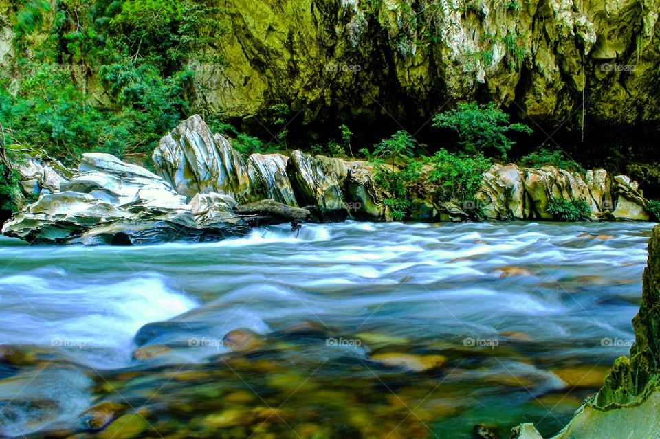 Rio Claro, meaning clear river, outside of Medellin Colombia 
