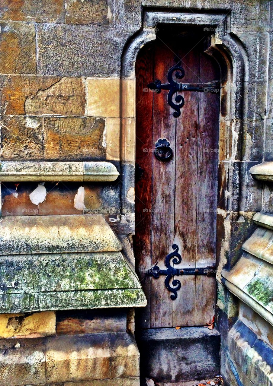 Hidden church door 