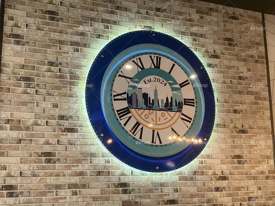 Light up clock