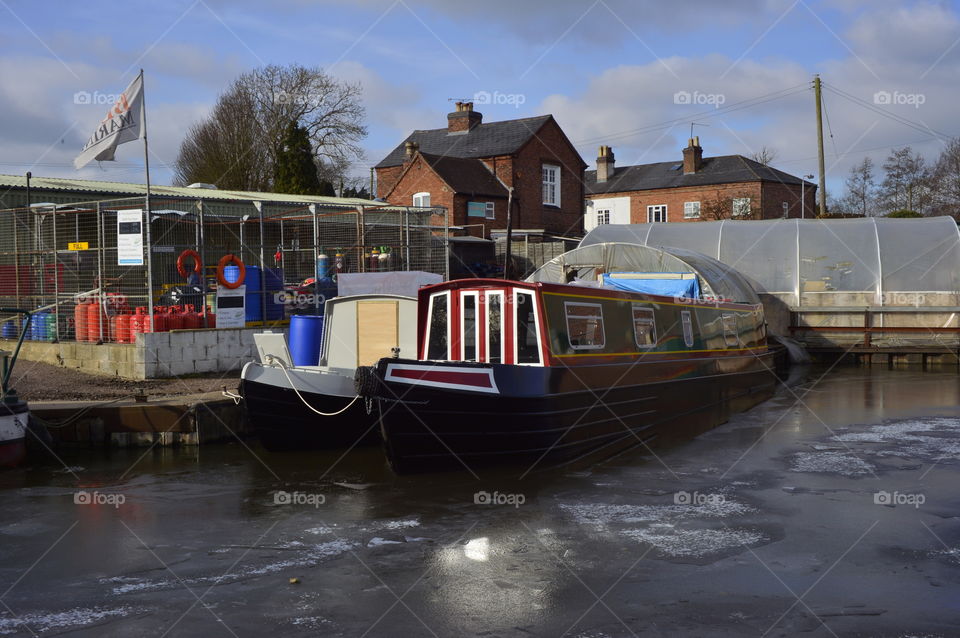 Canal. Waterway 