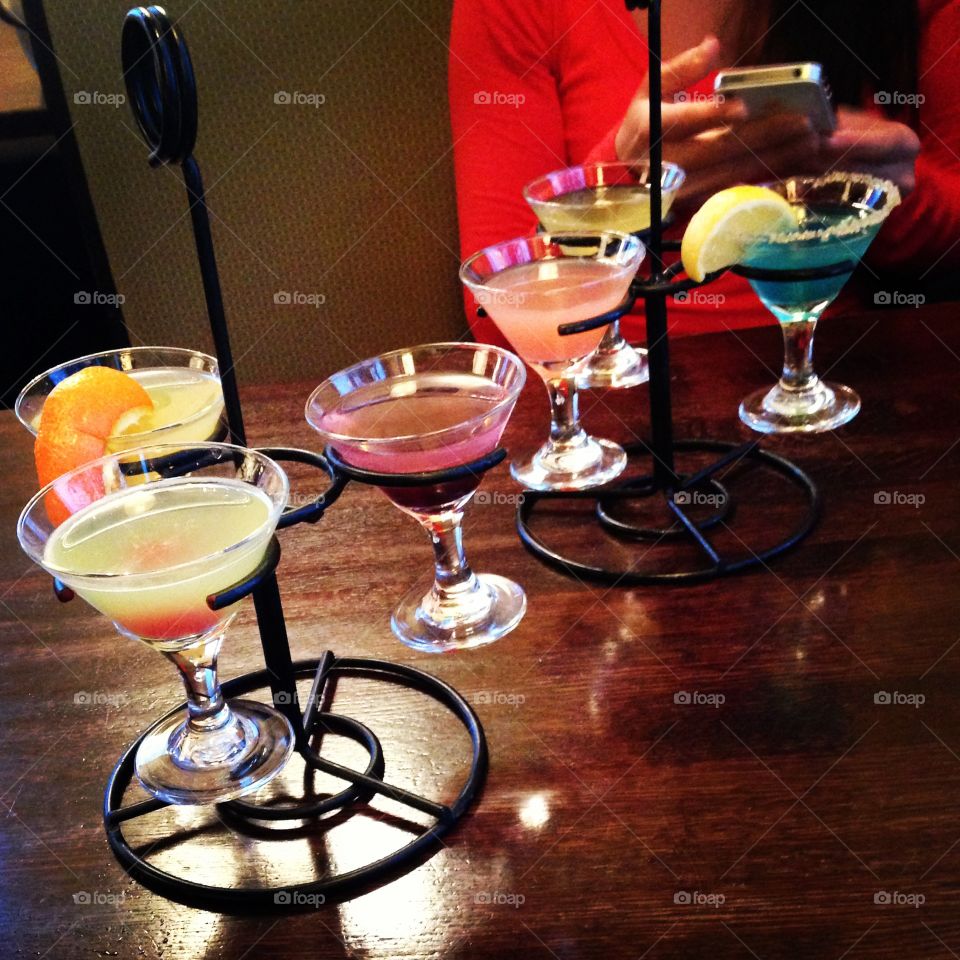 Delicious martinis with friends!