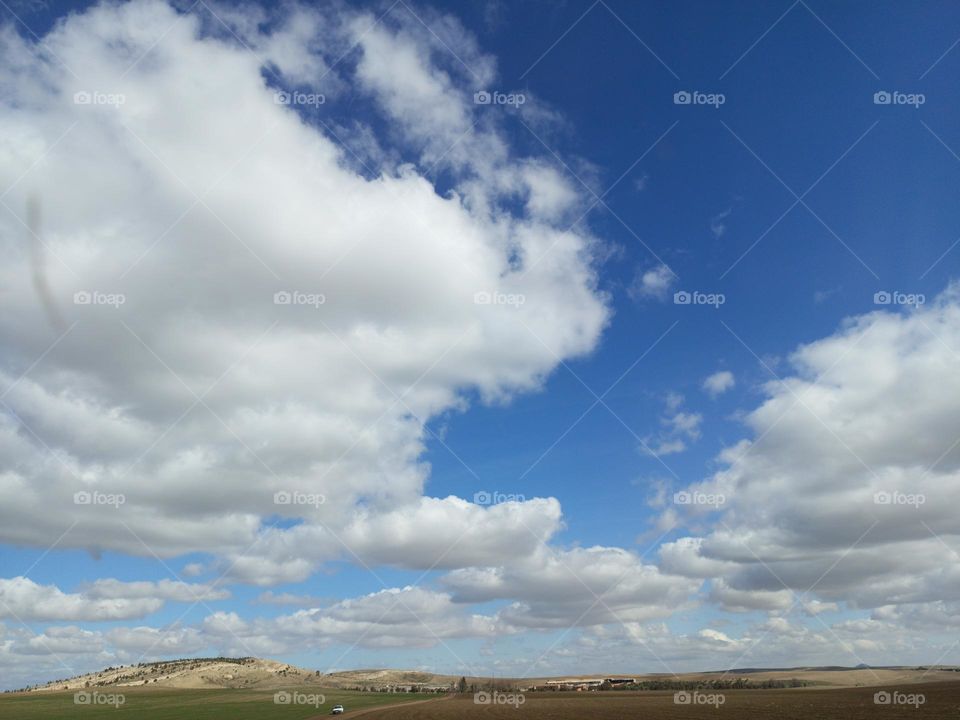 Thick clouds and a pleasant atmosphere