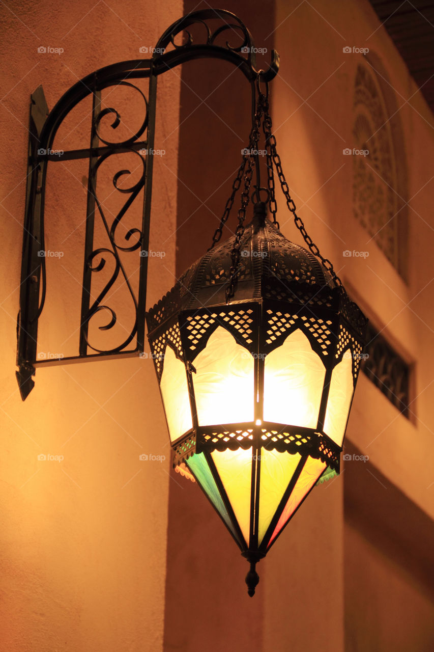 Islamic decorative lamp for Ramadan and eid celebration