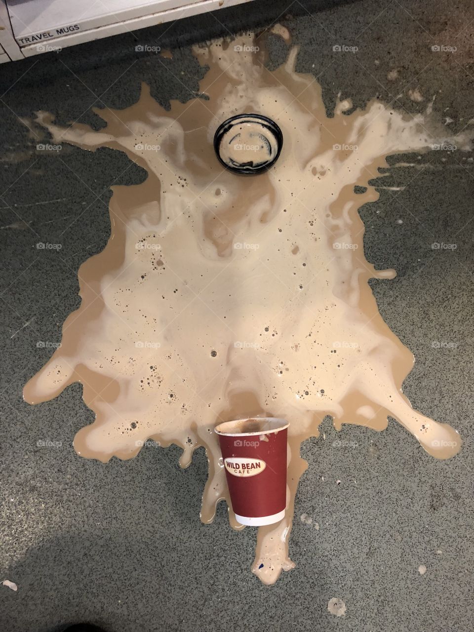 Oops spilt coffee