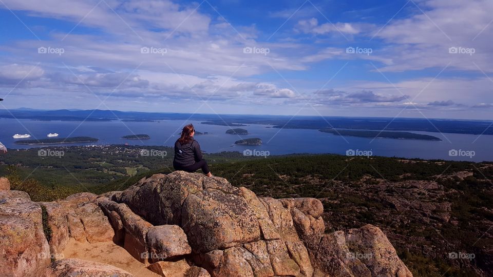 taking in the breathtaking views