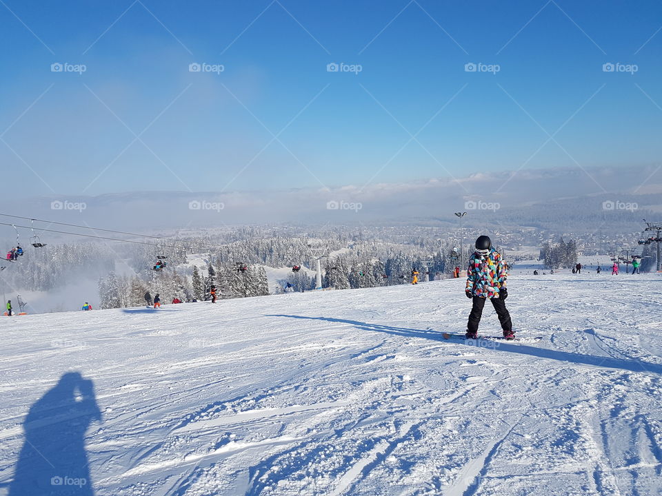 snowboarding