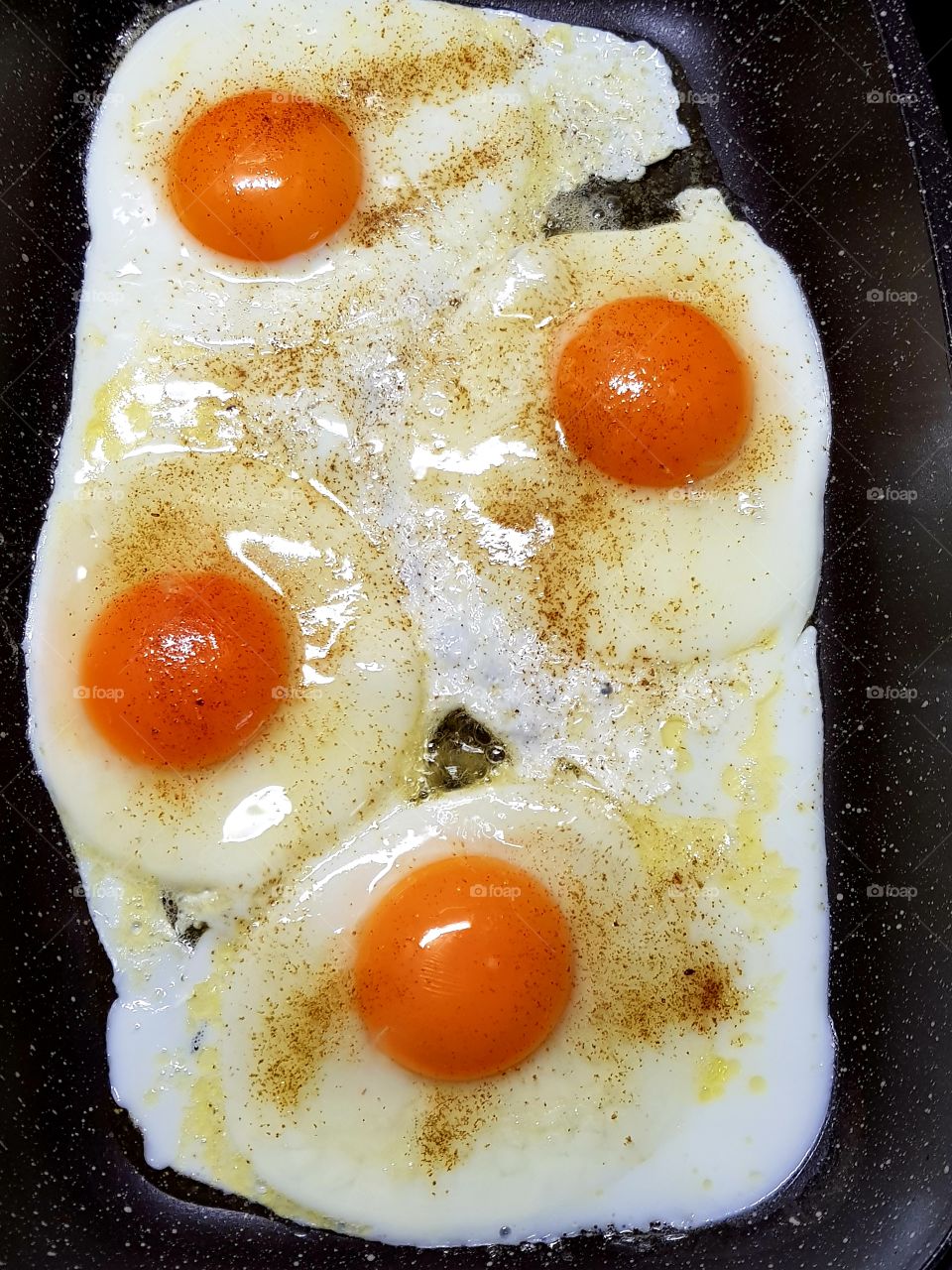 Fried eggs