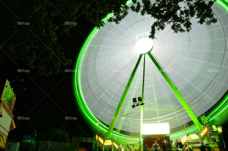 Giant wheel - Long exposure