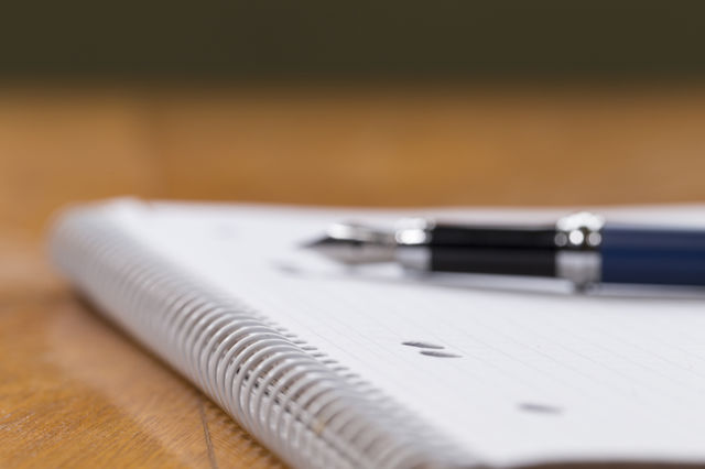 Pen and paper
