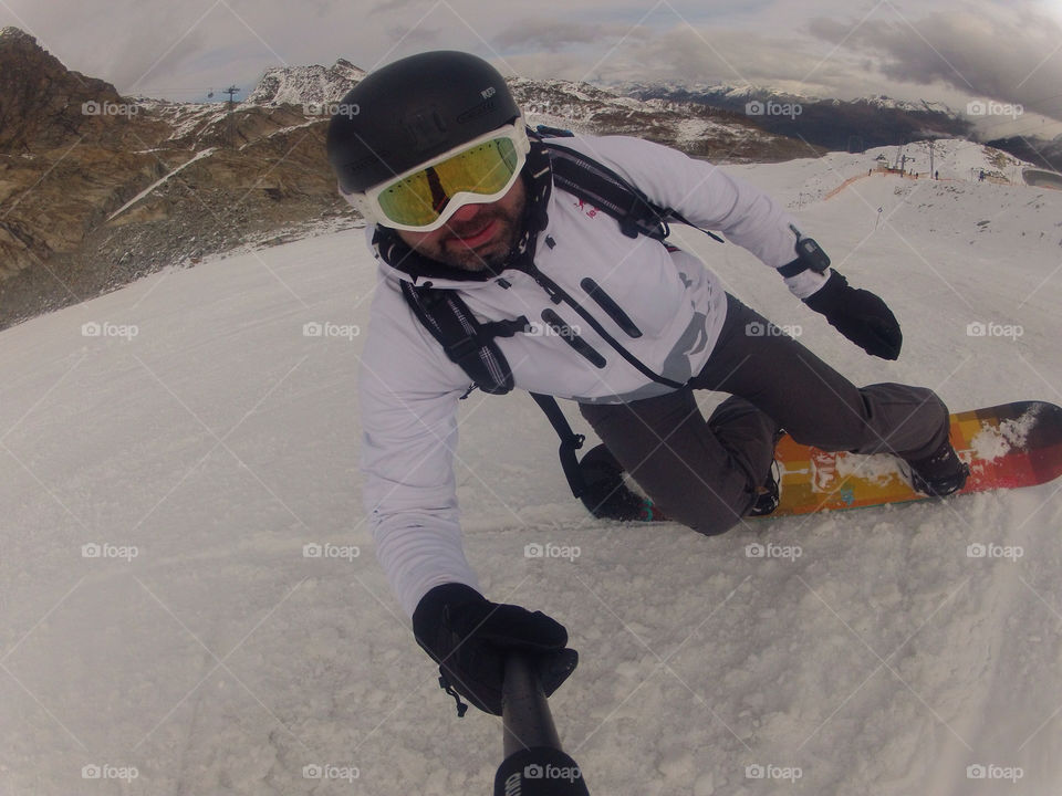 snow winter gopro snowboard by berry