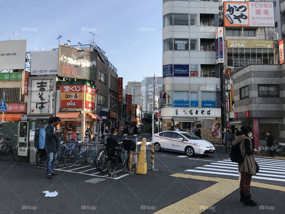 Japan Tokyo street view 