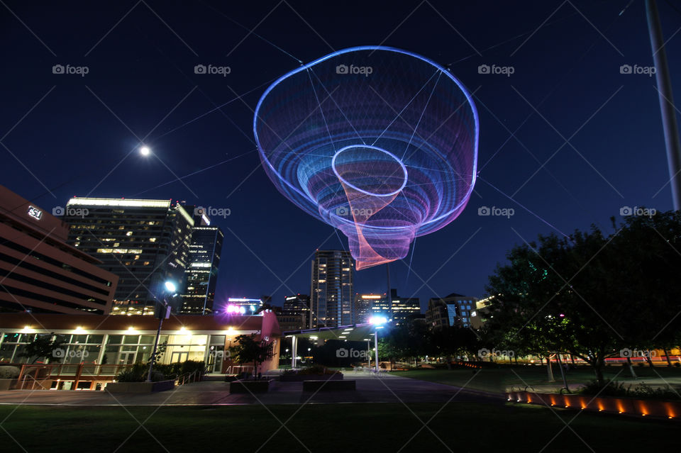 Downtown Phoenix at night