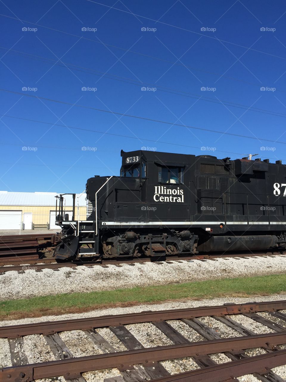 8733 at Monticello, IL Railroad Museum