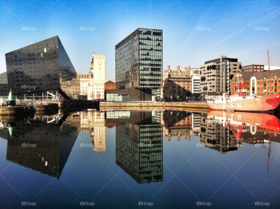 construction buildings architecture reflection by jeanello