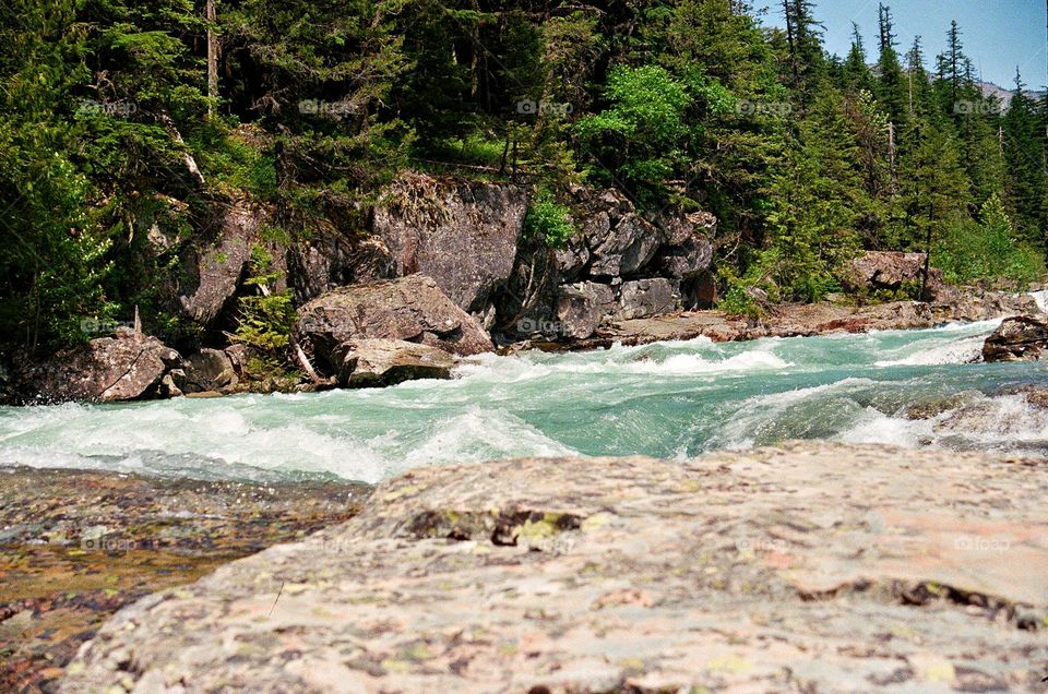 Glacier river