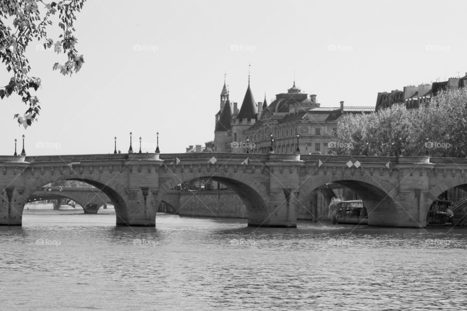 bridge over the river seine