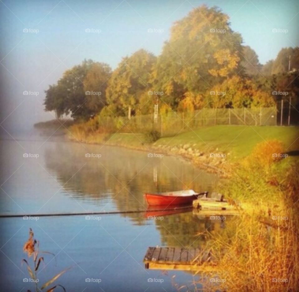 Morningmist in Edsviken