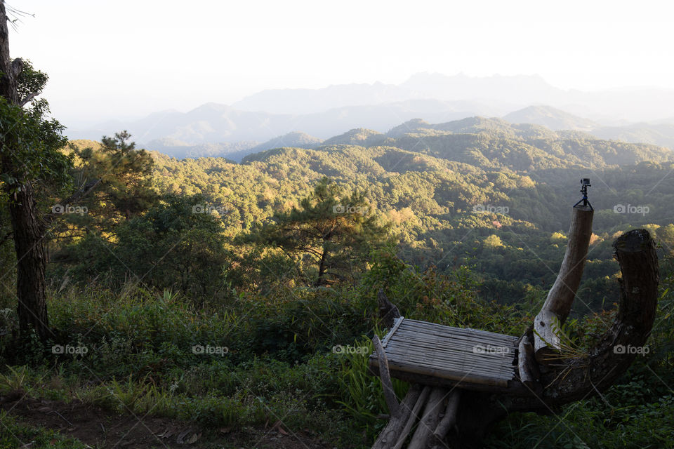 Mountain view in Chiang Mai Thailand 