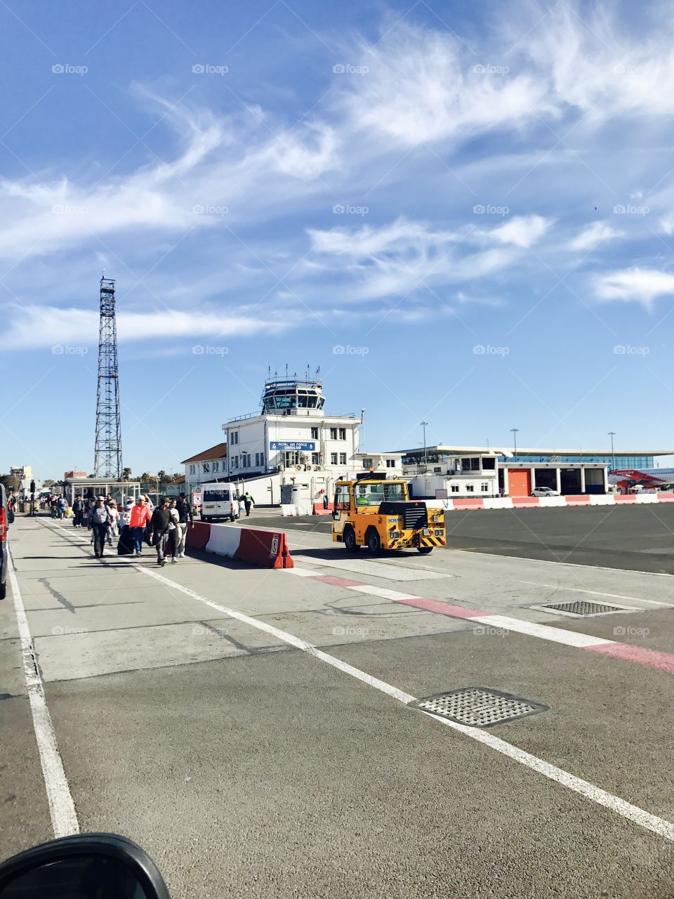 #runway #airport #sky #clouds