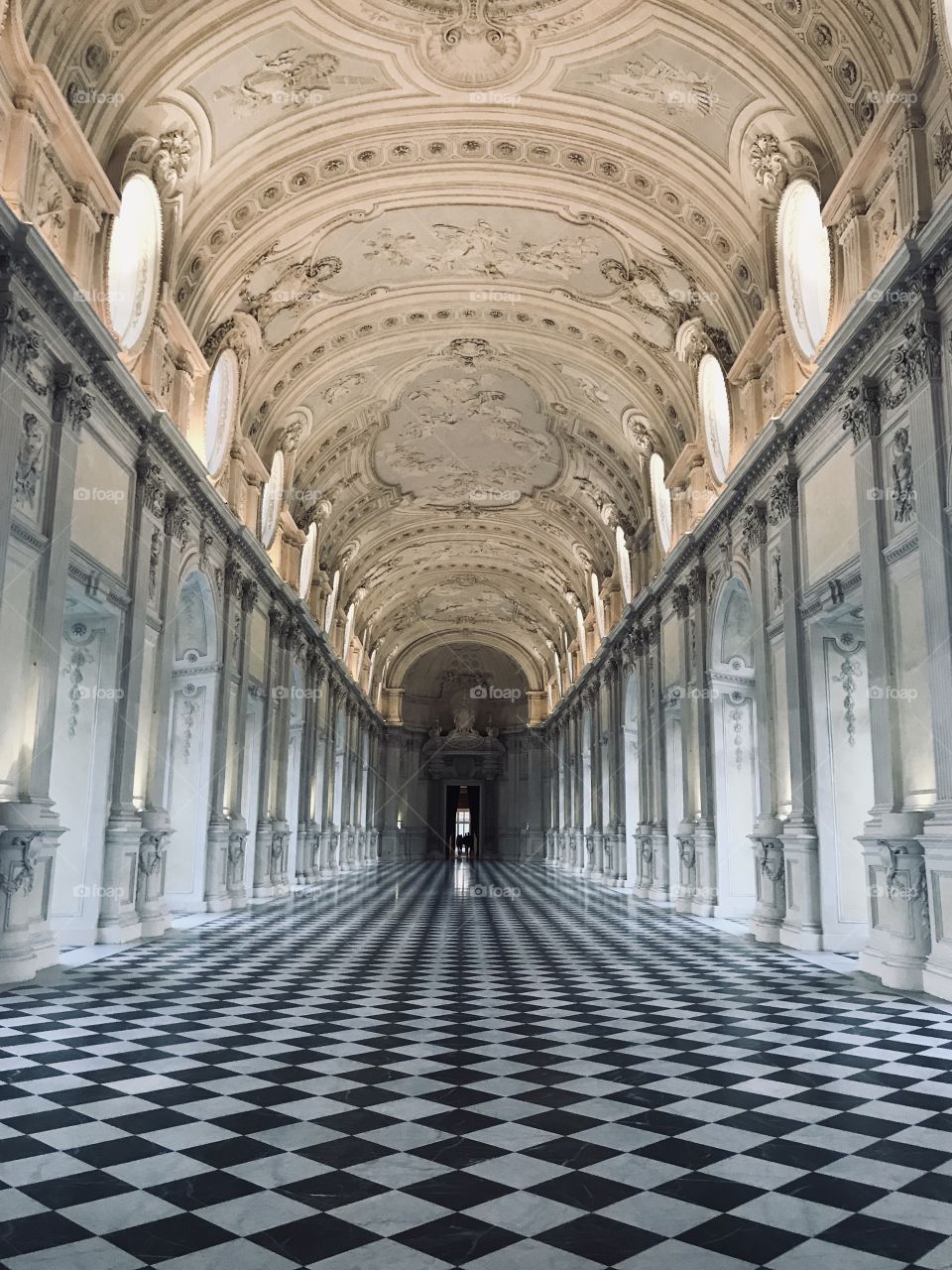 Interior main room of the Reggia di Venaria, Venaria Reale, Torino