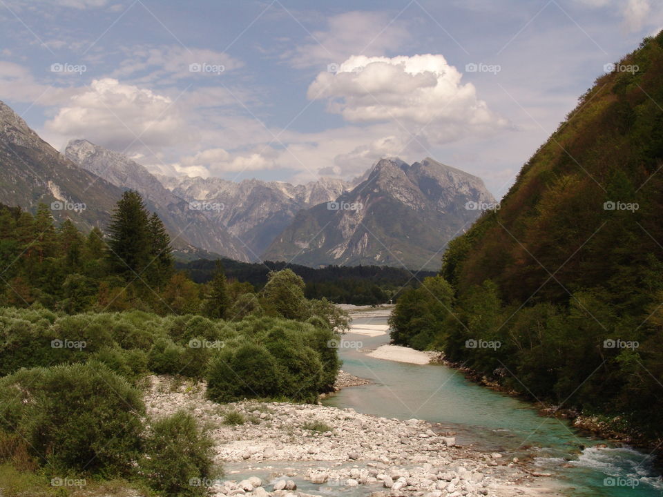 valley of the soca river