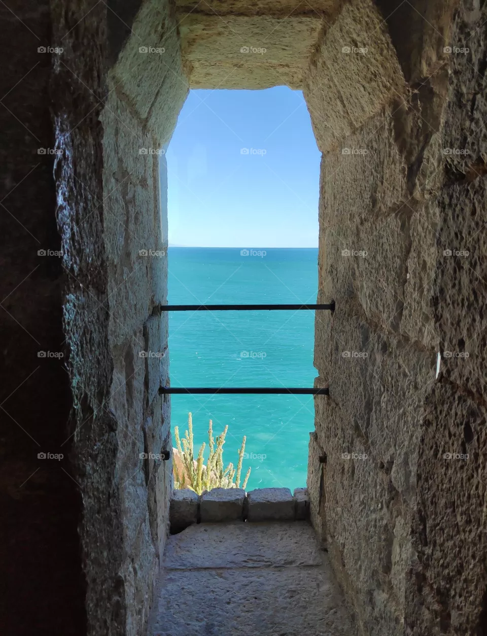 Ancient view to sea
