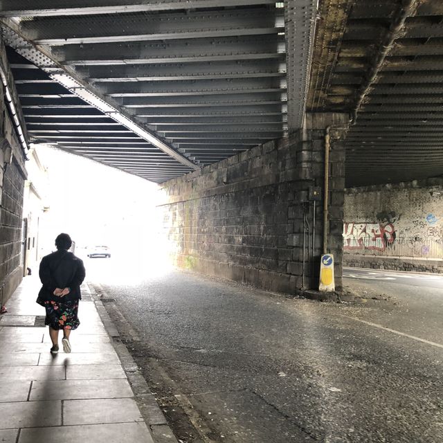 Morning walks in the city
