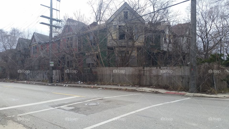 Abandoned Housing, Detroit Michigan