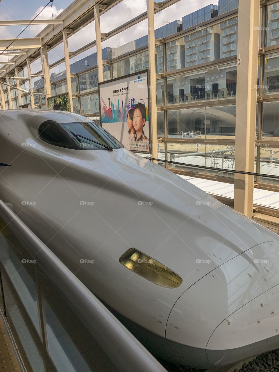 The iconic Bullet train of Japan ...still sleek fast & on time!