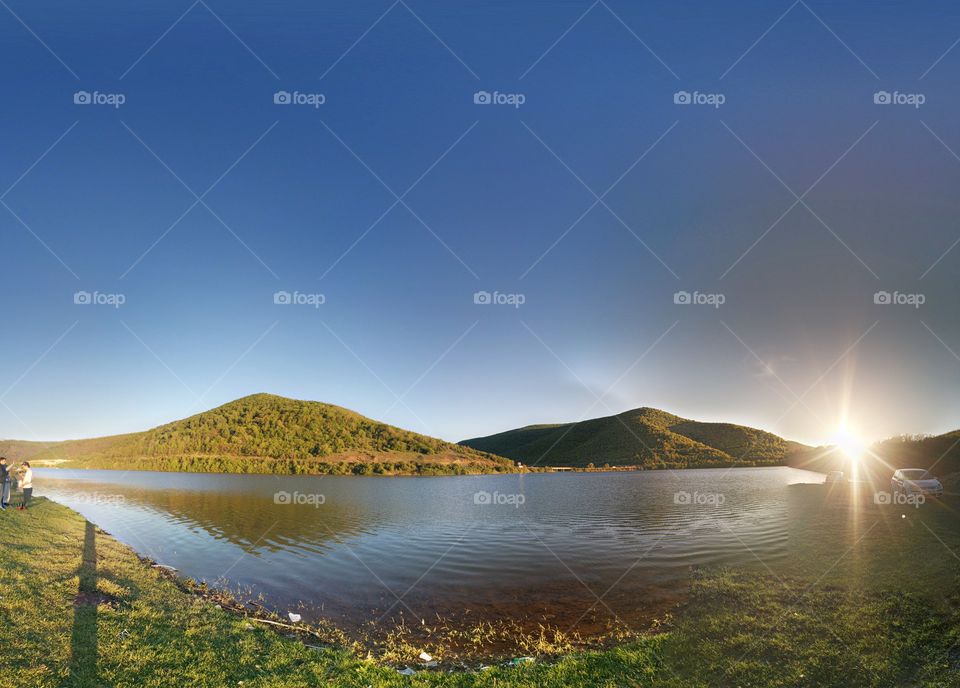 panoramic lake
