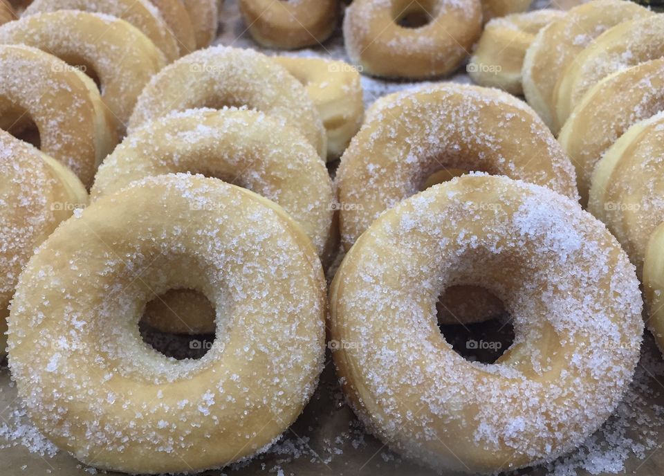 Delicious sugar doughnut