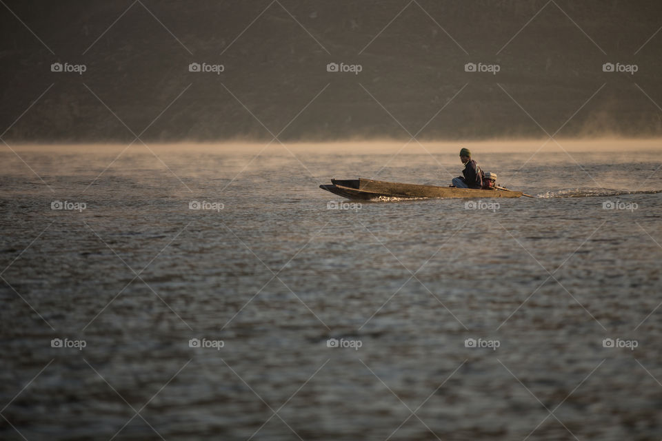 Boat in the river