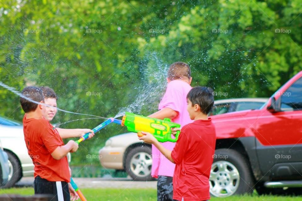 Water fight