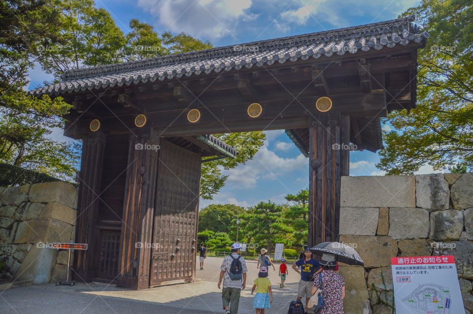 Entrance Of Himeji Castle Japan