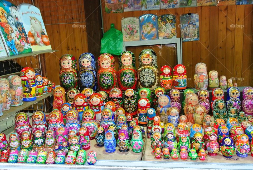russian dolls, Sergiev Posad Russia